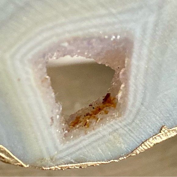 ✨Druzy✨Geode Slice Pendant Rock Stone Lapidary Specimen Necklace Pendant - Picture 7 of 7